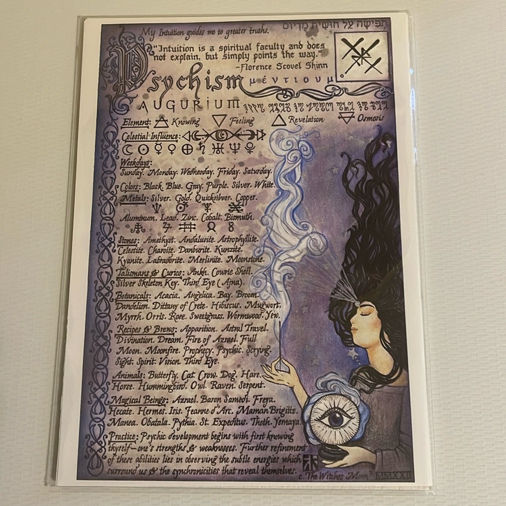 Witches Moon Psychism Artwork